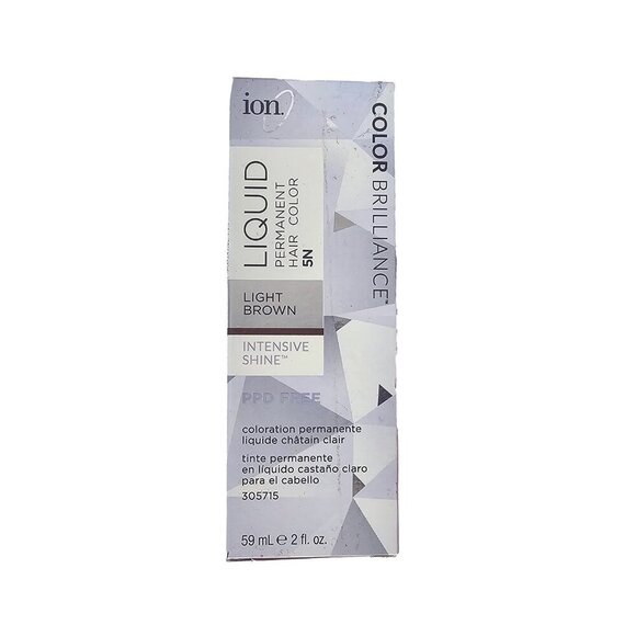 Ion 5N Light Brown Liquid Pernament Hair Color - Picture 1 of 1
